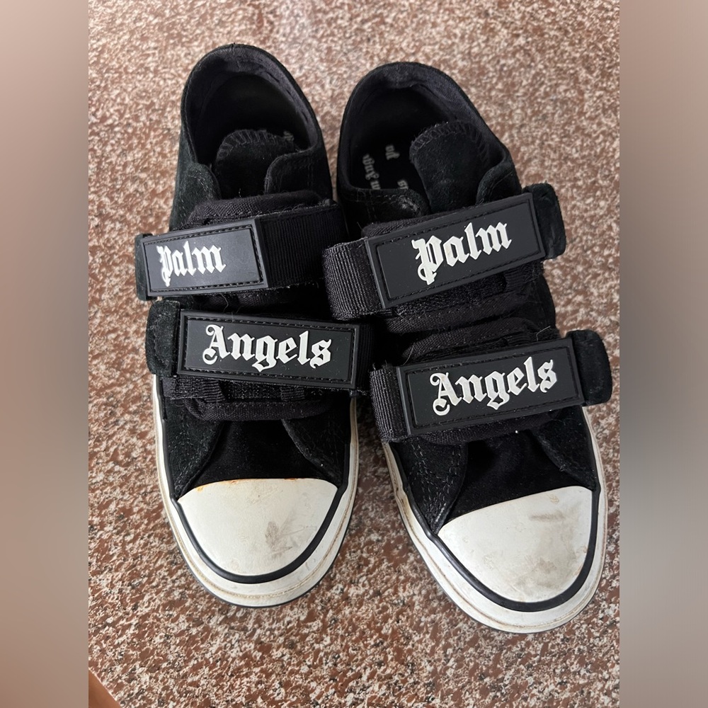Black and white sneakers